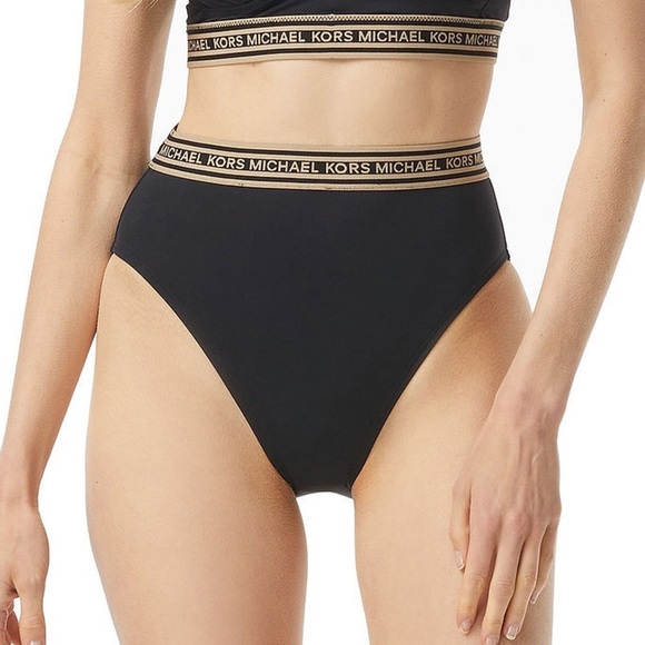 MICHAEL Michael Kors Other - Michael Kors Women’s High Waist Bikini Bottom Size L